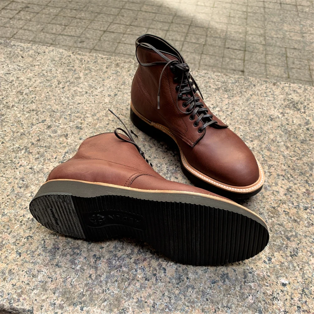 D5828hblk Utica Brown Calf — mouldedshoe